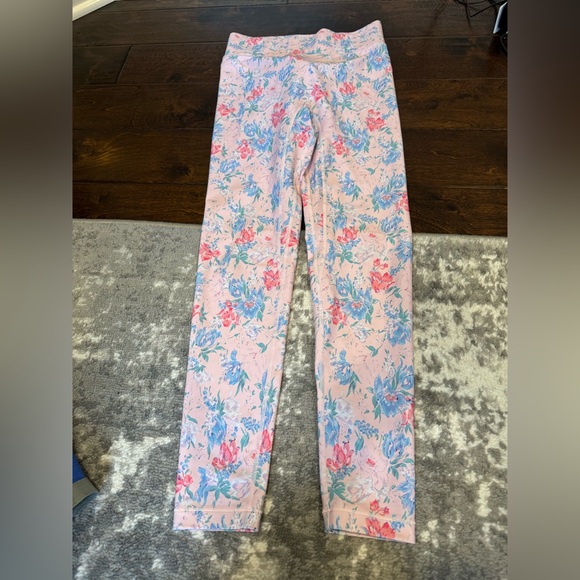 LoveShackFancy Pants - LoveShackFancy X Bandier Floral Leggings
